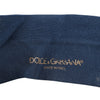 Dolce & Gabbana Blue Cotton DG Logo Over The Calf Socks