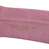 Dolce & Gabbana Rose Pink Cotton Over The Calf Socks