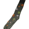 Dolce & Gabbana Green Nylon DG Bear Printed Mid Calf Socks