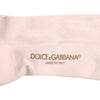 Dolce & Gabbana Ivory Cotton Stretch Logo Over Calf Socks