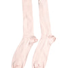 Dolce & Gabbana Ivory Cotton Stretch Logo Over Calf Socks