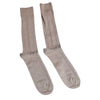 Dolce & Gabbana Brown Cotton Stretch Logo Over Calf Socks