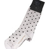 Dolce & Gabbana Gray Viscose Stretch Dotted Socks
