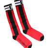 Dolce & Gabbana Red Cotton Stretch Printed Socks