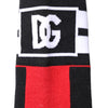 Dolce & Gabbana Red Cotton Stretch Printed Socks