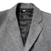 Dolce & Gabbana Gray Wool Single Breasted Trench Coat Jacket
