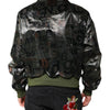Dolce & Gabbana Green DG Logo Print Bomber Full Zip Jacket