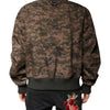Dolce & Gabbana Brown Camouflage Bomber Full Zip Jacket