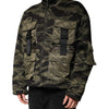 Dolce & Gabbana Multicolor Camouflage Cotton Bomber Jacket
