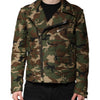 Dolce & Gabbana Multicolor Camouflage Nylon Biker Jacket