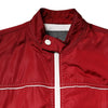 Dolce & Gabbana Red White Nylon Full Zip Men Bomber Jacket