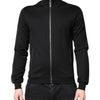Dolce & Gabbana Black Cotton Logo Full Zip Men Bomber Jacket