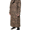 Dolce & Gabbana Multicolor Camouflage Double Breasted Coat Jacket