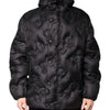Dolce & Gabbana Black Hooded Parka Coat Winter Jacket