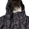 Dolce & Gabbana Black Hooded Parka Coat Winter Jacket
