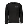 La Martina Black Cotton Men Sweater
