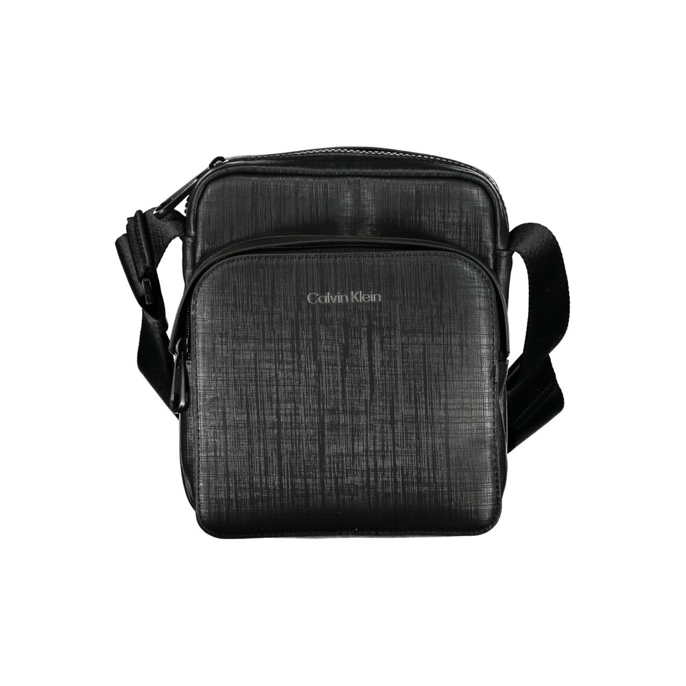 Calvin Klein Black Polyester Men Shoulder Bag