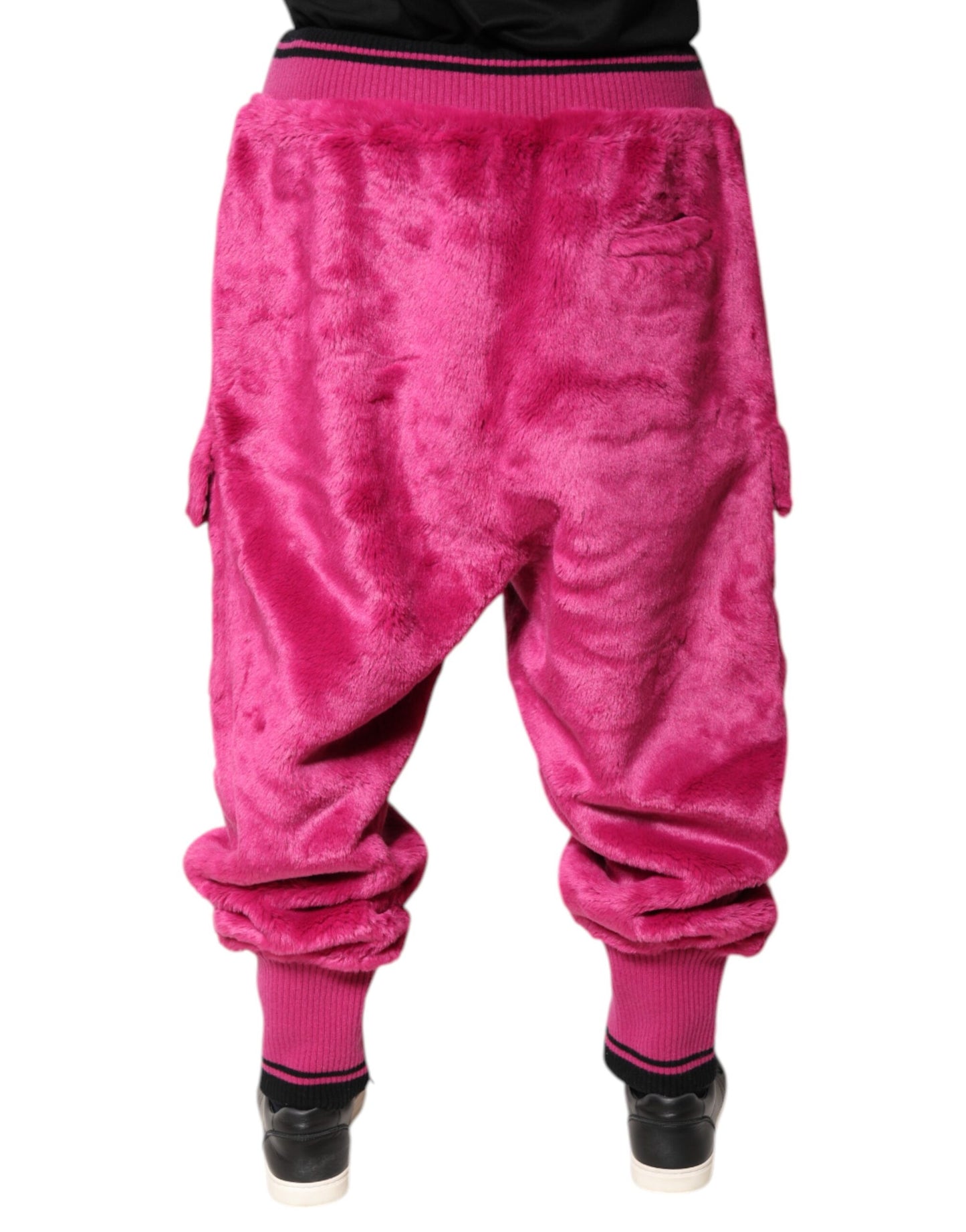 Dolce &amp; Gabbana – Jogginghose aus Acryl in Rosa