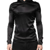 Dolce & Gabbana Black Silk Turtleneck Men Pullover Sweater