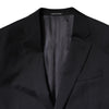 Emporio Armani Black Single Breasted Formal 2 Piece Suit