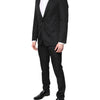 Dolce & Gabbana Black Single Breasted Formal 2 Piece Suit