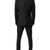 Dolce & Gabbana Black Double Breasted Formal 3 Piece Suit