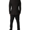 Dolce & Gabbana Black Single Breasted Formal 3 Piece Suit