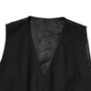 Dolce & Gabbana Black Single Breasted Formal 3 Piece Suit