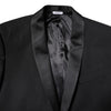 Dolce & Gabbana Black Wool Single Breasted 2 Piece Suit