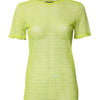 Dolce & Gabbana Green Nylon See Through Women Short Sleeves Top