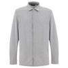 Corneliani Gray Cotton Dress Shirt