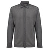 Canali Gray Cotton Pattern Shirt