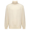 Cruciani White Cashmere Turtleneck