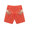 Isaia Red Polyester Swim Shorts