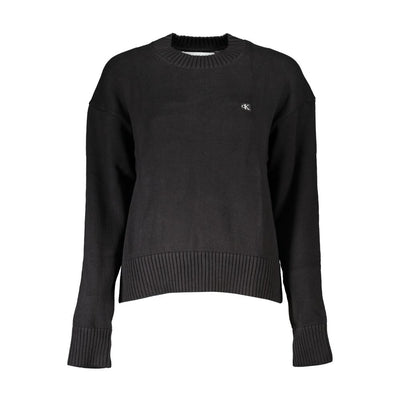 Calvin Klein Black Cotton Women's Sweater