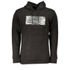 Cavalli Class Black Cotton Men's Hooded Sweatshirt
