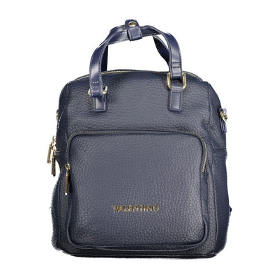 Mario Valentino Blue Polyurethane Women Backpack
