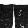 Dolce & Gabbana Black Floral Lace Cotton Stretch Stockings Socks