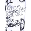 Dolce & Gabbana White Graffiti Cotton Over Calf Stockings Socks