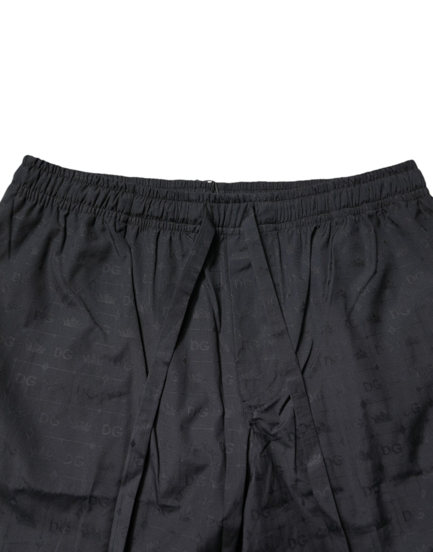 Dolce & Gabbana Black Cotton Men Pajama Set Sleepwear