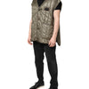 Dolce & Gabbana Brown Logo Plaque Quilted Vest Jacket
