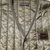 Dolce & Gabbana Brown Logo Plaque Quilted Vest Jacket