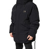 Dolce & Gabbana Black Nylon Full Zip Hooded Parka Jacket
