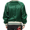 Dolce & Gabbana Green Floral DG Logo Full Zip Bomber Jacket