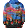 Dolce & Gabbana Multicolor Print Hooded Windbreaker Jacket