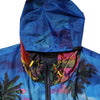 Dolce & Gabbana Multicolor Print Hooded Windbreaker Jacket