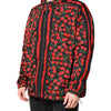 Dolce & Gabbana Black Cherry Print Hooded Windbreaker Jacket