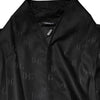 Dolce & Gabbana Black Silk DG Logo Men Wrap Robe Coat Jacket