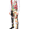 Dolce & Gabbana Multicolor Floral SICILIA Silk 3 Piece Suit