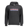 Napapijri Black Cotton Men Hoodie
